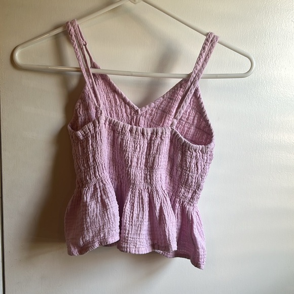 Pink Ocean drive crop tank top - Picture 5 of 6